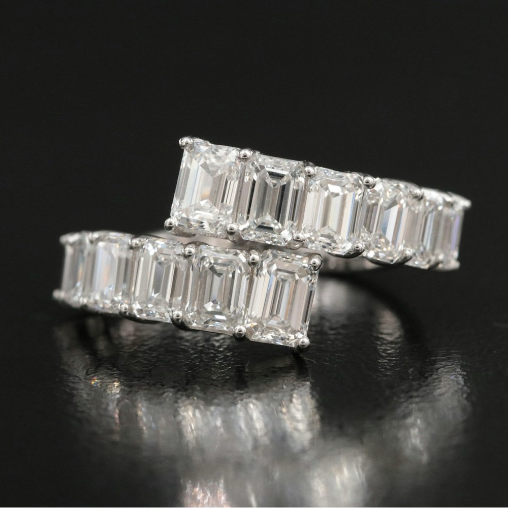 14K 3.96 CTW Diamond Bypass Ring